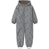 Lil'Atelier Ultimate Grey Dino Nmnlasnow10 Dräkt Aop 1Fo Lil