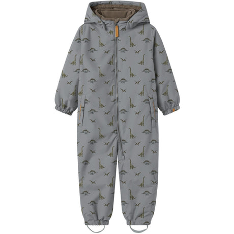 Lil'Atelier Ultimate Grey Dino Nmnlasnow10 Dräkt Aop 1Fo Lil