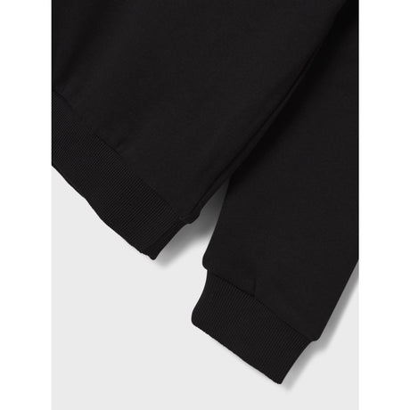 Name It Black Nkmvian Ls Nreg Sweat Wh Bru