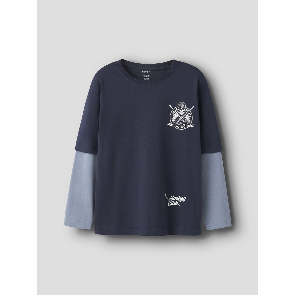 Name It Navy Blazer Skull Nkmvarto Ls Nreg Topp