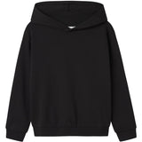 Name It Black Nkmvian Ls Nreg Sweat Wh Bru