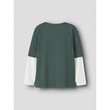 Name It Bistro Green Skate8 Nkmvarto Ls Nreg Topp