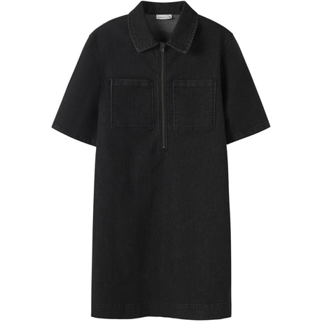 Name It Dark Grey Denim Nkfblake 1/2 Loose Dnm Klänning 6355-Ft R