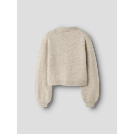 Name It Cement Black Bow Nkfrina Ls Stickad Card