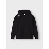 Name It Black Nkmbronx Ls Rlx Swe Bru Wh Bf