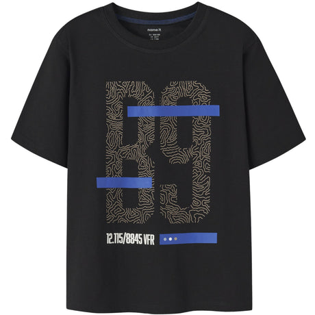 Name It Black Nkmoakley Ss Nreg Topp Bf