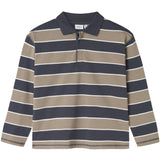 Name It Roasted Cashew Nkmollie Ls Rlx Pikétröja Bf