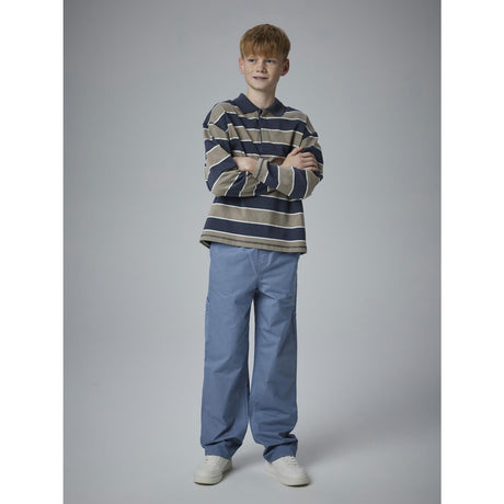 Name It Roasted Cashew Nkmollie Ls Rlx Pikétröja Bf