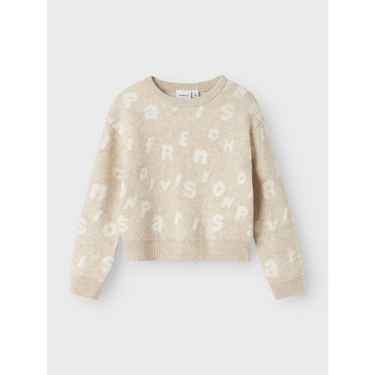 Name It Sandshell Nmfoline Ls Stickad Bf