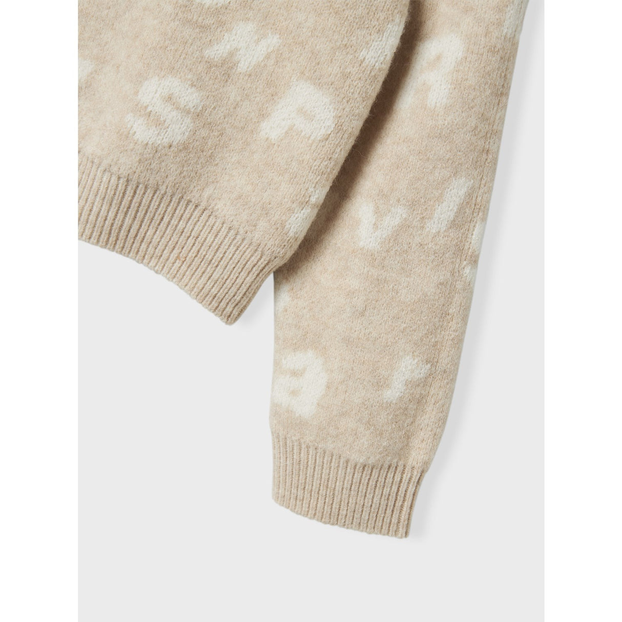 Name It Sandshell Nkfoline Ls Stickad Bf