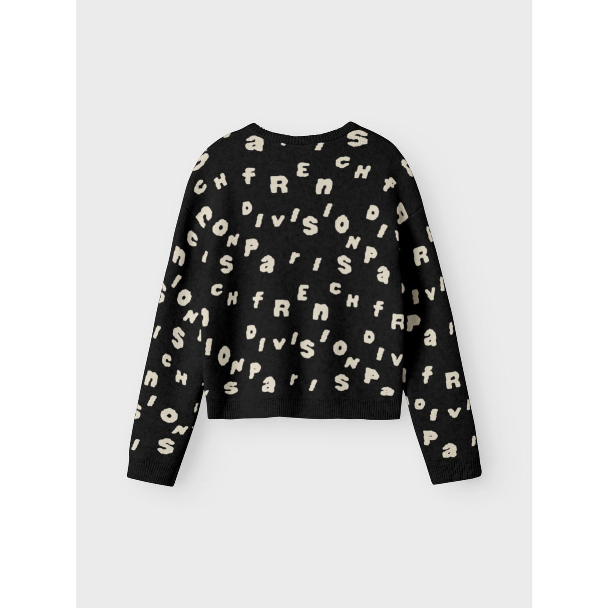 Name It Black Nkfoline Ls Stickad Bf