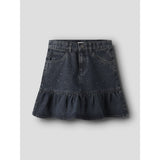 Name It Dark Midnight Denim Nkfthea Rhine Dnm Kjol 2424-Im S