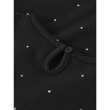 Name It Black Nkfronja Ss Sweat Klänning Bru