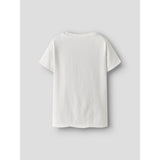 Name It Cloud Dancer Nkfodina Stitch Ss Nreg Topp Box Wdi