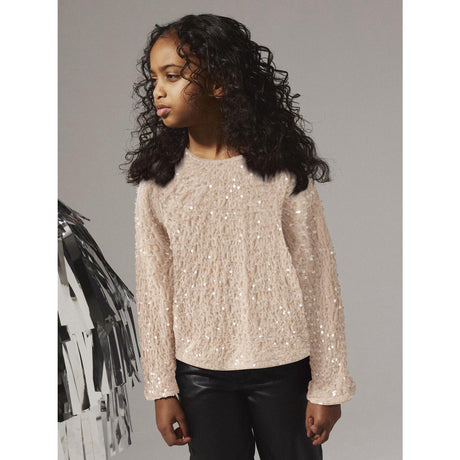 Name It Jet Stream Black Bow Nkfrusitta Ls Rosett Blus