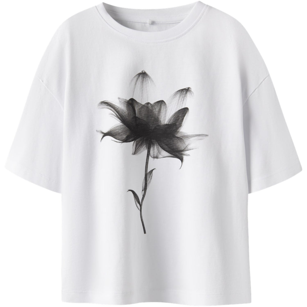 Name It Bright White Nkfsvea Ss Rlx Topp Box