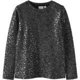 Name It Black Nkfsura Ls Topp