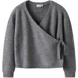 Name It Grey Melange Nkfsanie Ls Stickad