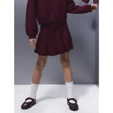 Name It Burgundy Nkfsonia Stickad Kjol