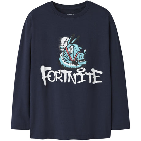Name It Navy Blazer Nkmoxen Fortnite Ls Nreg Topp Box Bfu