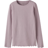 Name It Keepsake Lilac Nkfvibse Ls Slim Topp