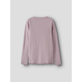Name It Keepsake Lilac Nkfvibse Ls Slim Topp