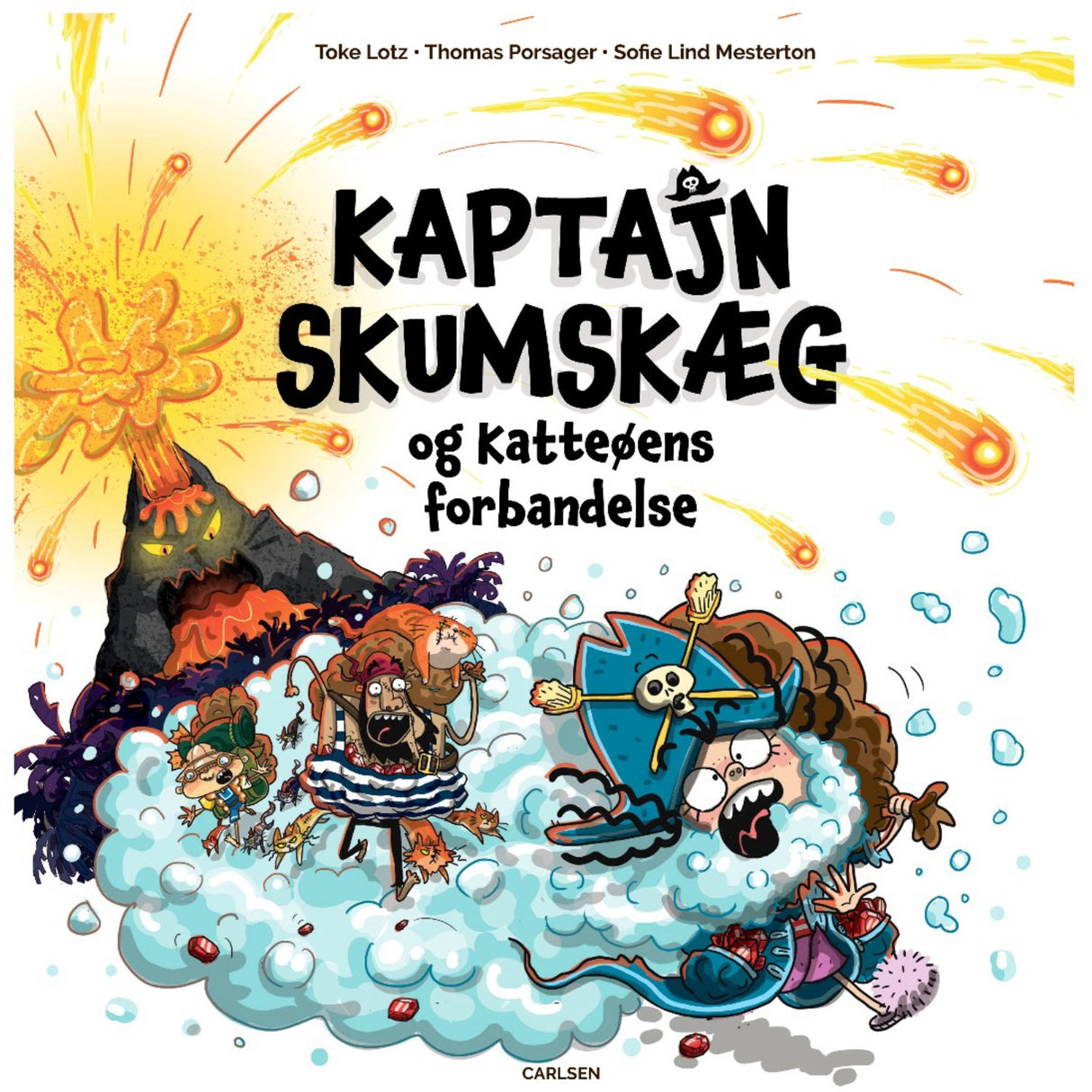 Forlaget Carlsen Kaptajn Skumskæg och katteøens forbandelse