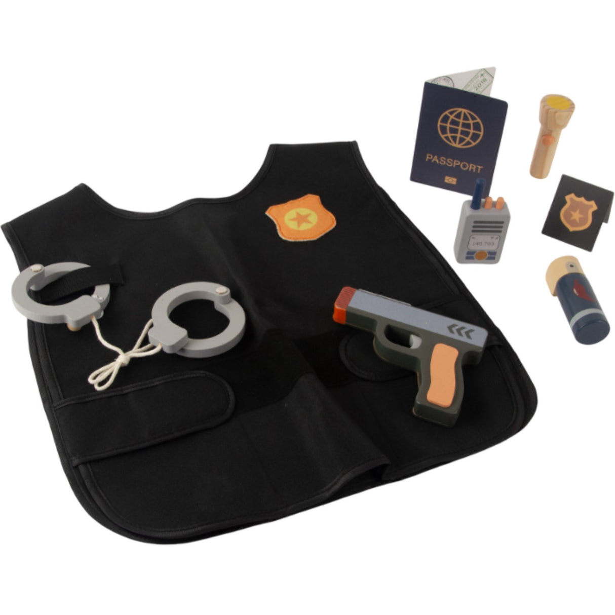 Dantoy Politimand Sett Träd I Presentlåda 8 Dele