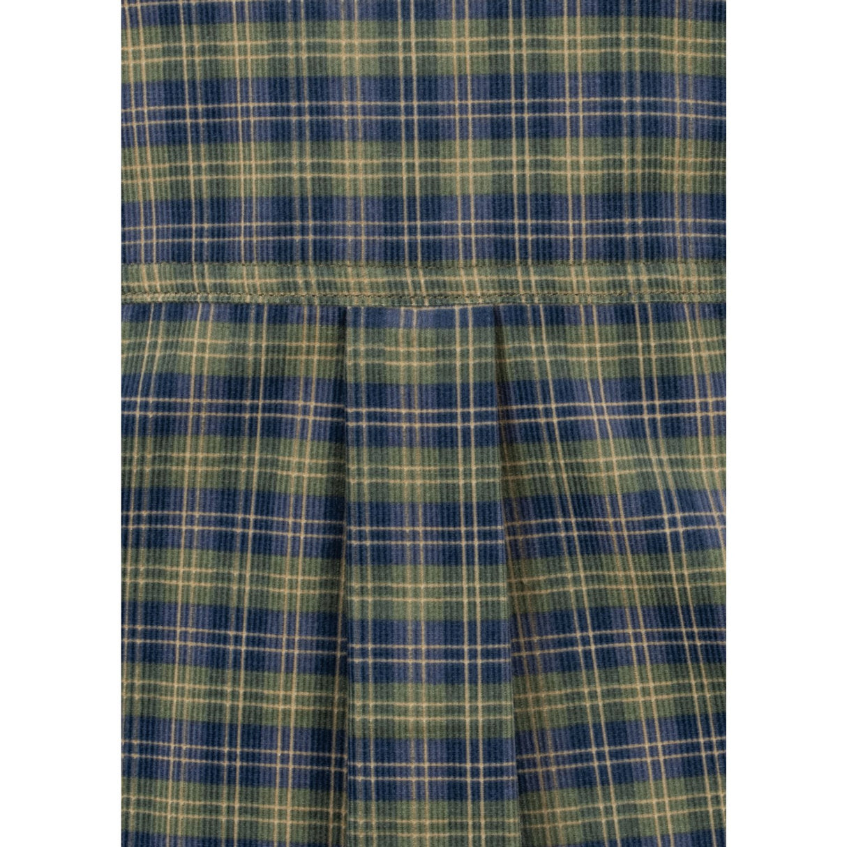 Konges Sløjd Laurel Blue Check Cara Ls Skjorta GOTS