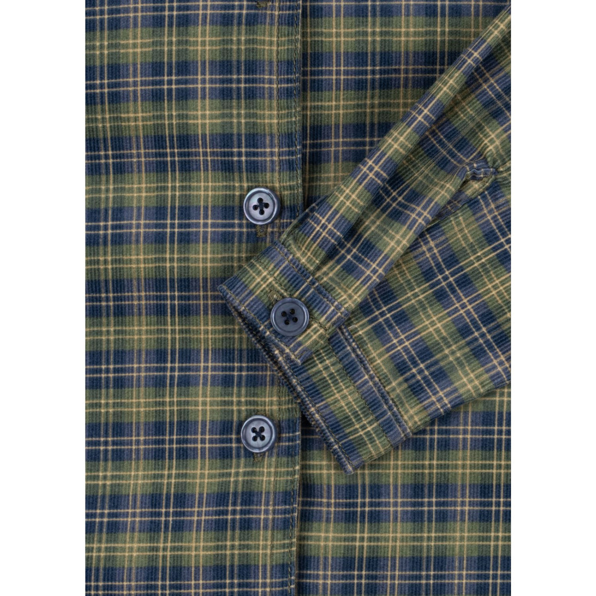 Konges Sløjd Laurel Blue Check Cara Ls Skjorta GOTS