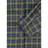Konges Sløjd Laurel Blue Check Cara Ls Skjorta GOTS