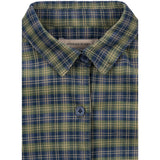 Konges Sløjd Laurel Blue Check Cara Ls Skjorta GOTS