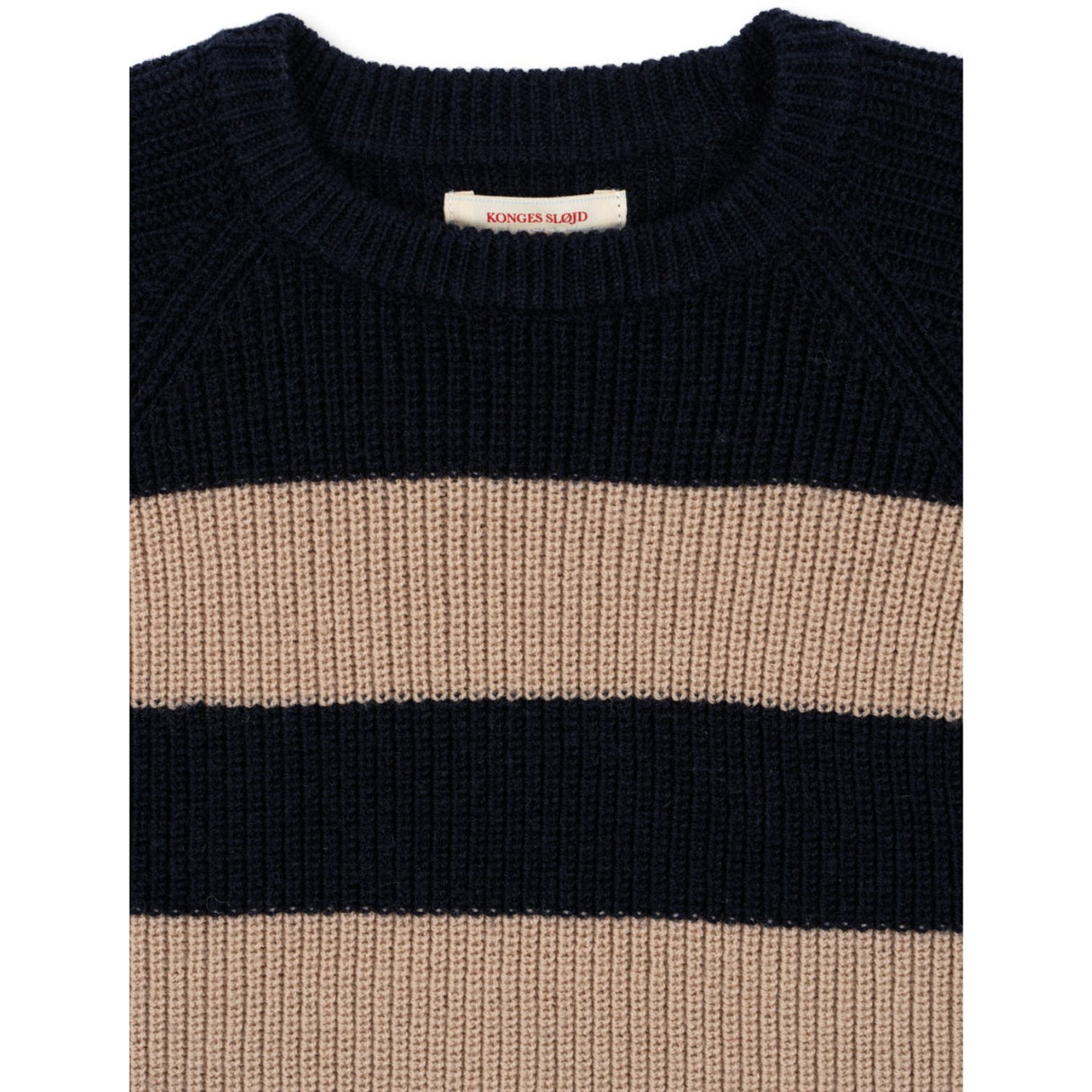 Konges Sløjd Blue Stripe Vitum Stickad Sweater