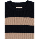 Konges Sløjd Blue Stripe Vitum Stickad Sweater
