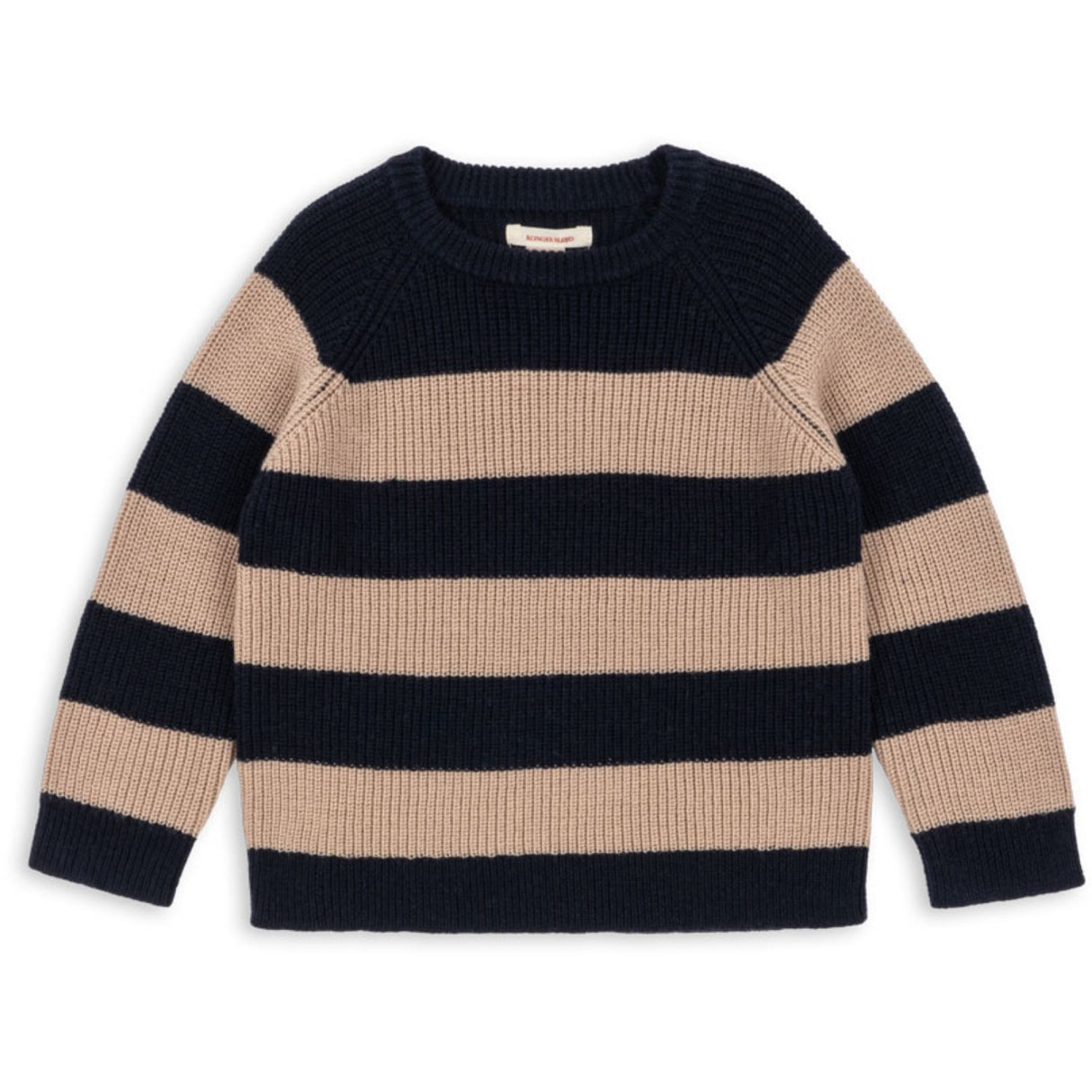 Konges Sløjd Blue Stripe Vitum Stickad Sweater