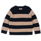 Konges Sløjd Blue Stripe Vitum Stickad Sweater
