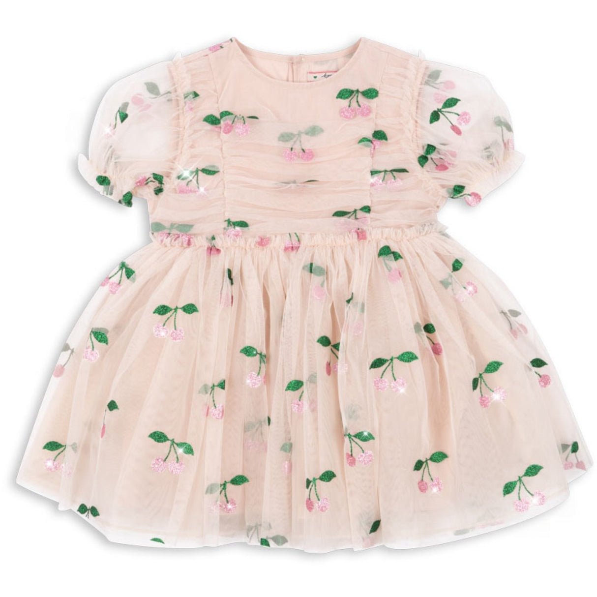 Konges Sløjd Ma Grande Cerise Pink Glitter Tullie Klänning