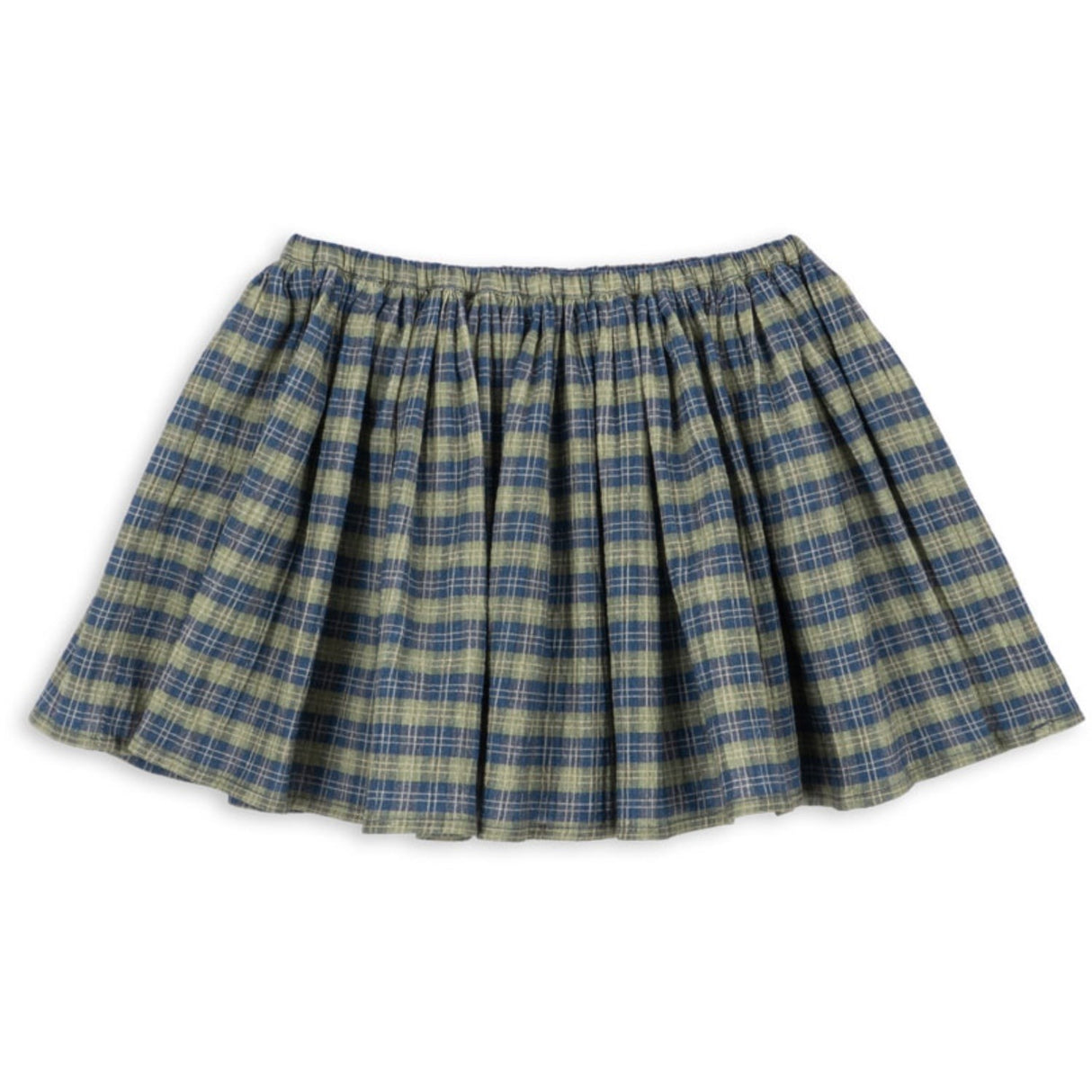 Konges Sløjd Laurel Blue Check Terre Kjol GOTS