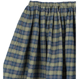 Konges Sløjd Laurel Blue Check Terre Kjol GOTS