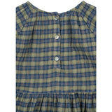 Konges Sløjd Laurel Blue Check Terre Klänning GOTS