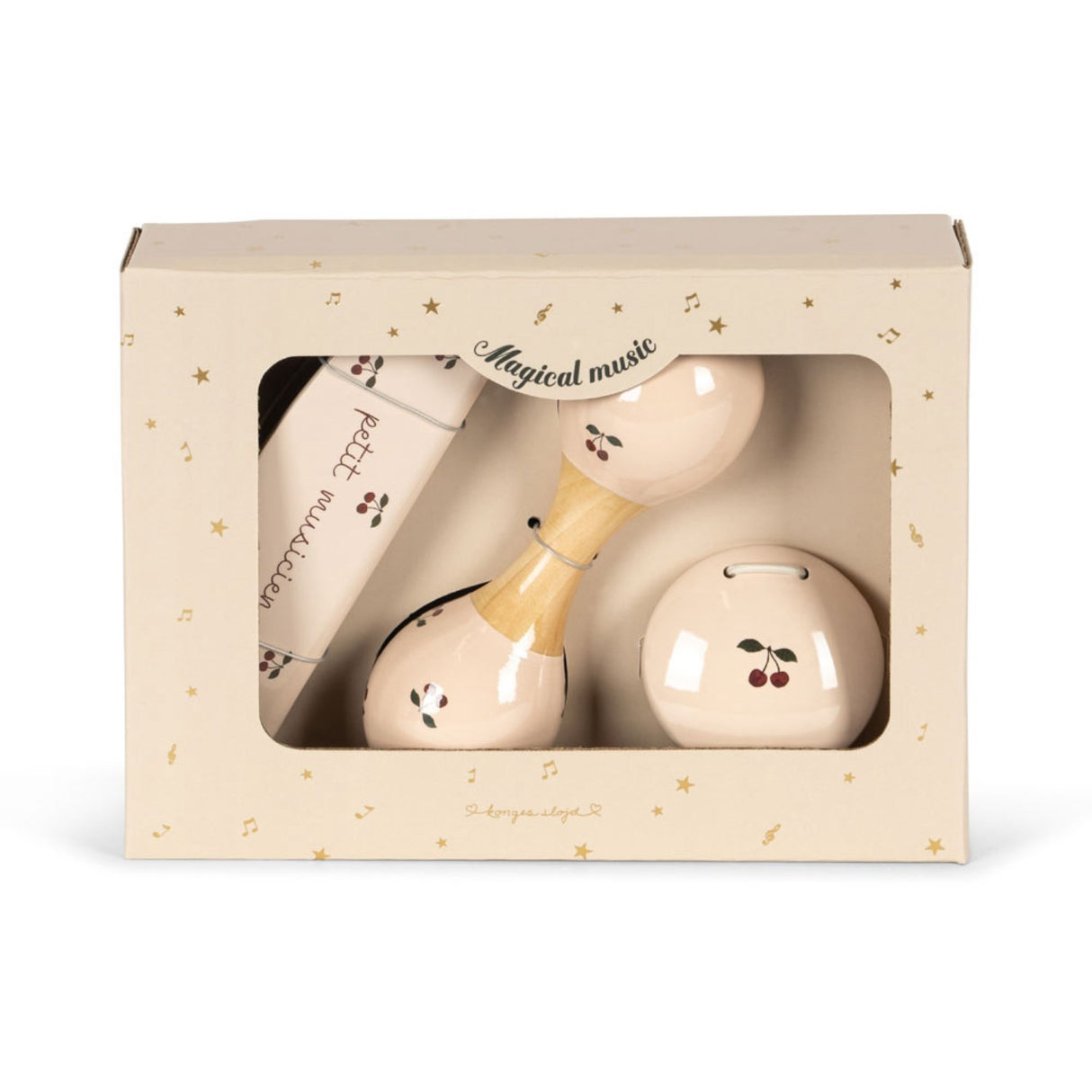 Konges Sløjd Cherry Musik Sett Petit Cherry Glossy Fsc