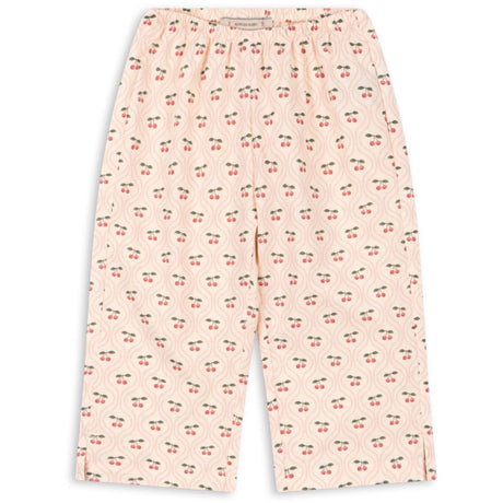 Konges Sløjd Cherry Pink Motif Cianna Byxor GOTS