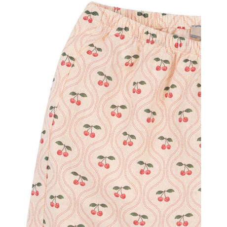 Konges Sløjd Cherry Pink Motif Cianna Byxor GOTS