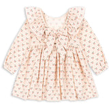 Konges Sløjd Cherry Pink Motif Cianna Ls Rosett Klänning GOTS