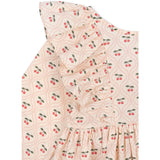 Konges Sløjd Cherry Pink Motif Cianna Ls Rosett Klänning GOTS