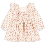 Konges Sløjd Cherry Pink Motif Cianna Ls Rosett Klänning GOTS