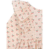 Konges Sløjd Cherry Pink Motif Cianna Ls Rosett Klänning GOTS