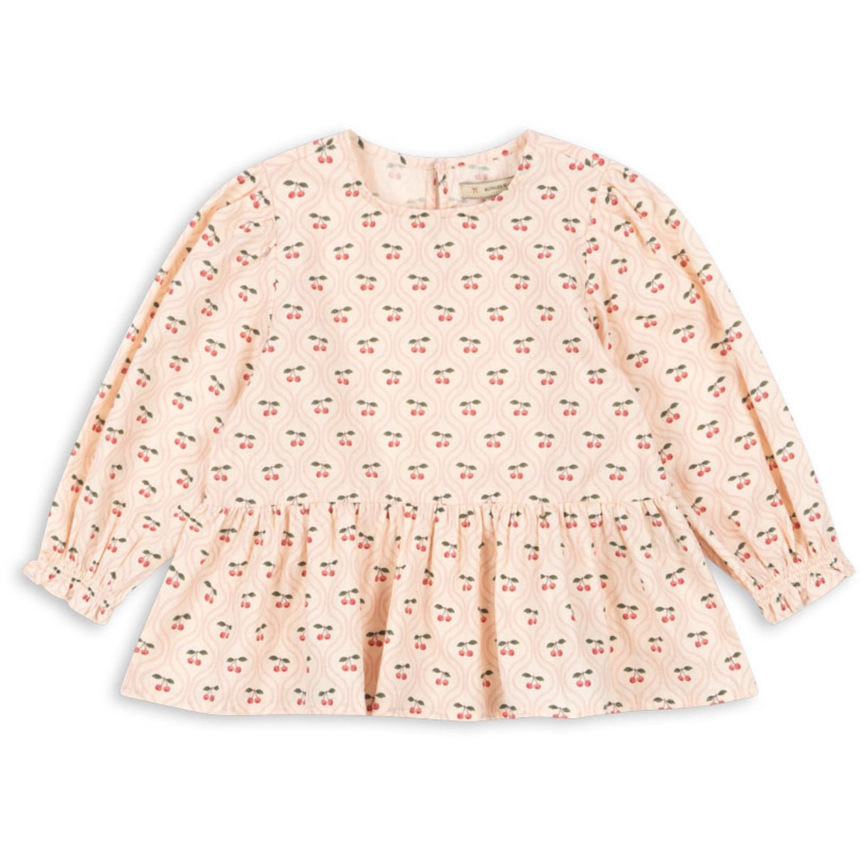 Konges Sløjd Cherry Pink Motif Cianna Blus GOTS
