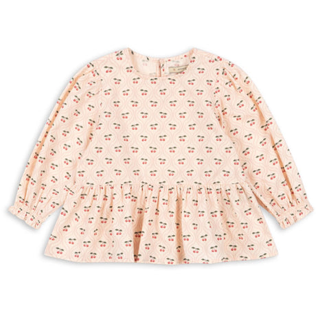 Konges Sløjd Cherry Pink Motif Cianna Blus GOTS