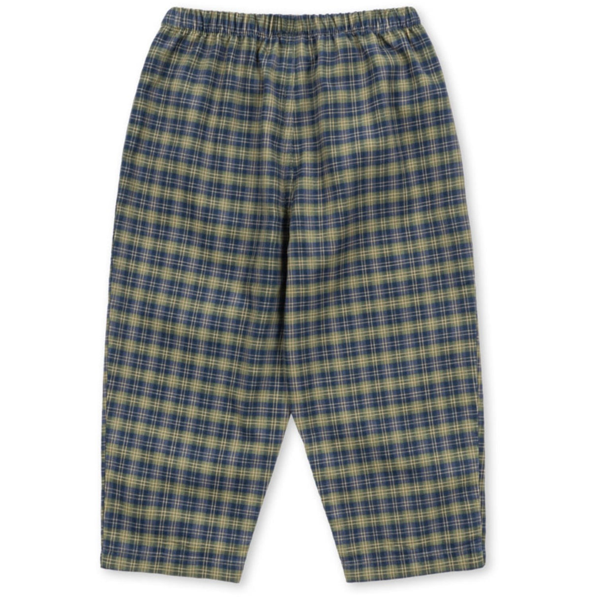 Konges Sløjd Laurel Blue Check Cara Byxor GOTS